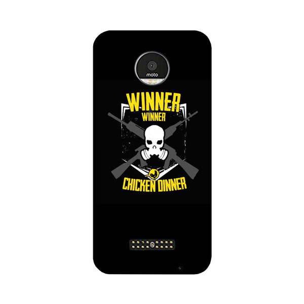 Winner Winner Chicken Dinner Case for Moto Z Play  (Design - 178)