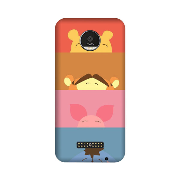 Cartoon Case for Moto Z2 Play (Design - 183)