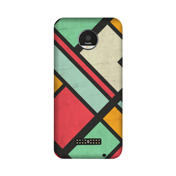 Boxes Case for Moto Z Play (Design - 187)