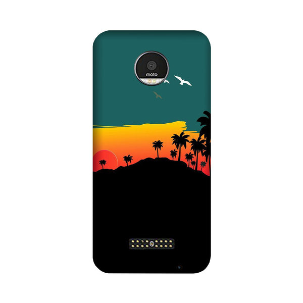 Sky Trees Case for Moto Z Play (Design - 191)