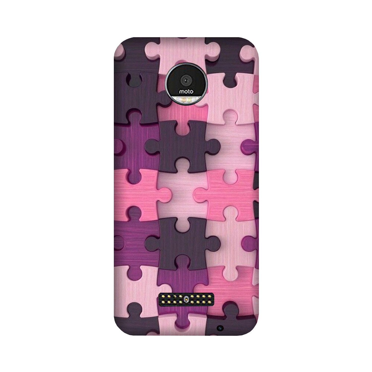 Puzzle Case for Moto Z2 Play (Design - 199)