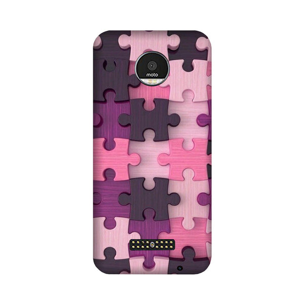 Puzzle Case for Moto Z3 Play (Design - 199)