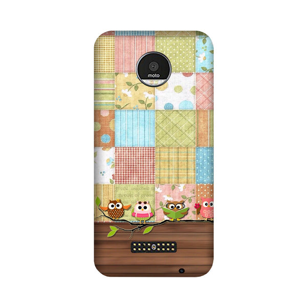 Owls Case for Moto Z Play (Design - 202)