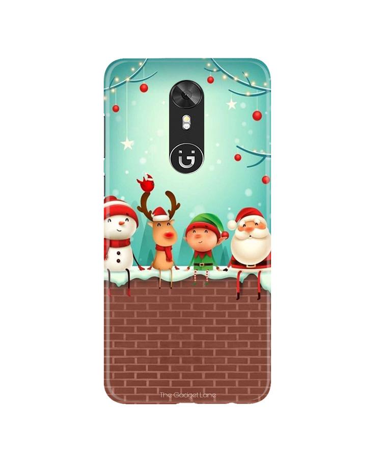 Santa Claus Mobile Back Case for Gionee A1 (Design - 334)