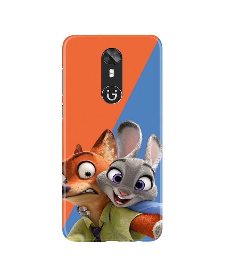 Cartoon Mobile Back Case for Gionee A1 (Design - 346)