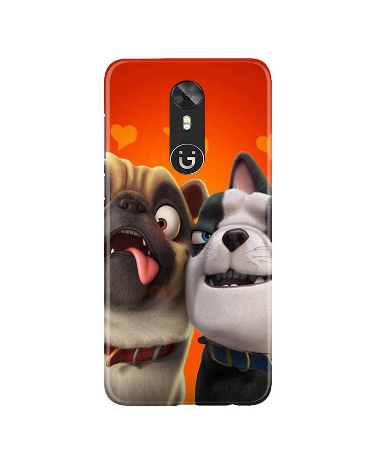 Dog Puppy Mobile Back Case for Gionee A1 (Design - 350)