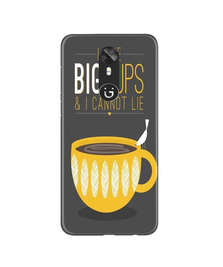 Big Cups Coffee Mobile Back Case for Gionee A1 (Design - 352)