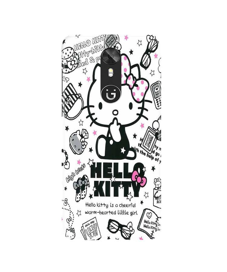 Hello Kitty Mobile Back Case for Gionee A1 (Design - 361)