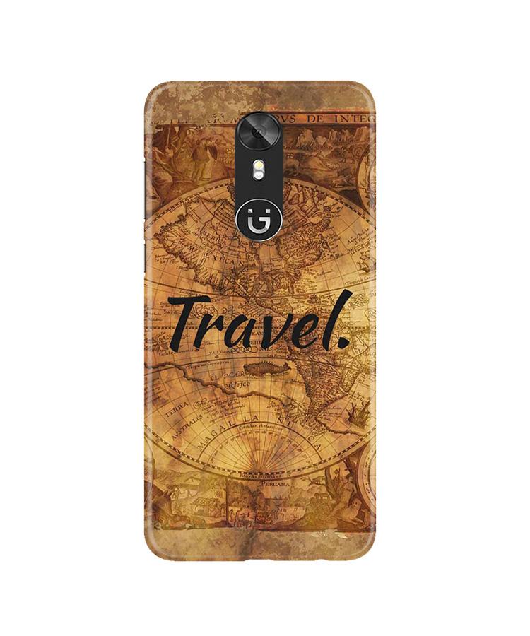 Travel Mobile Back Case for Gionee A1 (Design - 375)