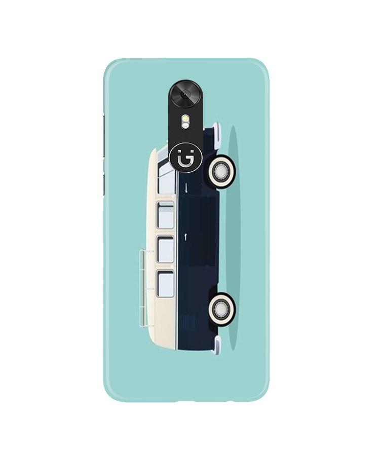 Travel Bus Mobile Back Case for Gionee A1 (Design - 379)