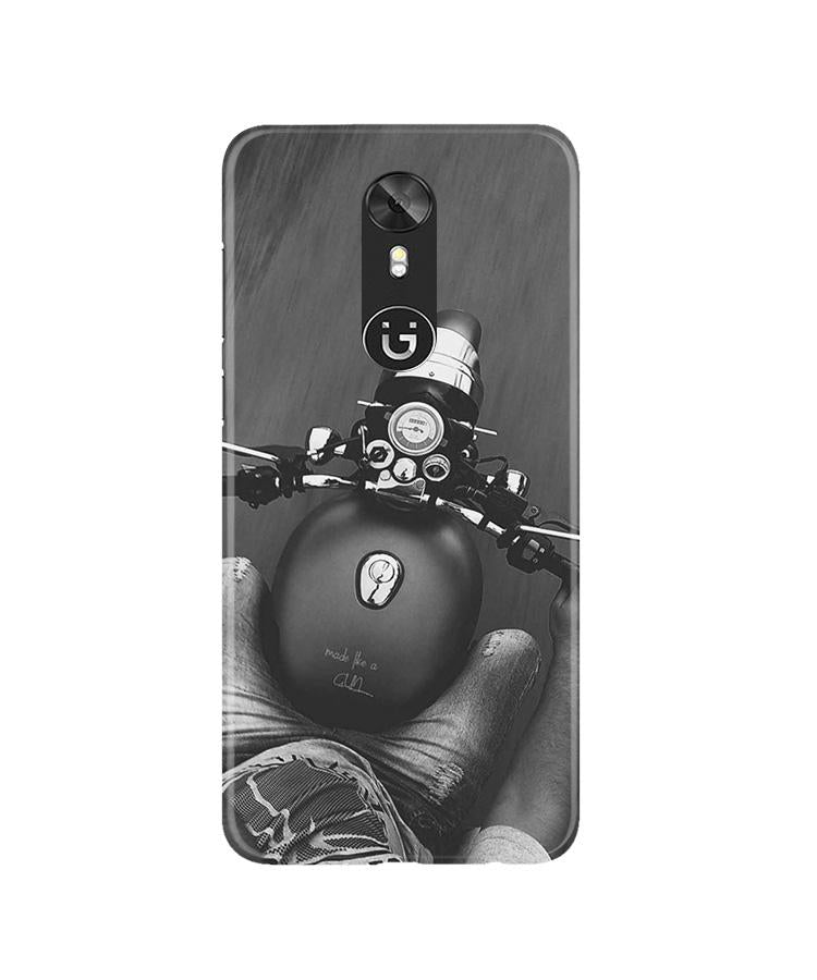 Royal Enfield Mobile Back Case for Gionee A1 (Design - 382)
