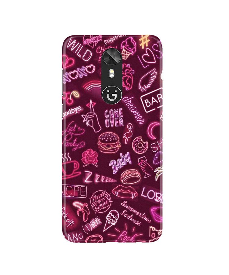 Party Theme Mobile Back Case for Gionee A1 (Design - 392)