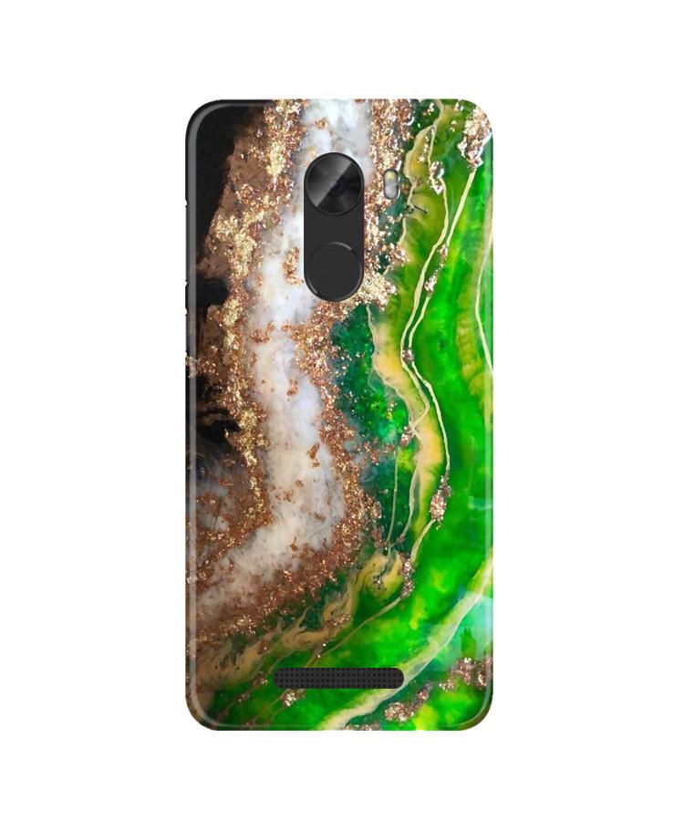 Marble Texture Mobile Back Case for Gionee A1 Lite (Design - 307)
