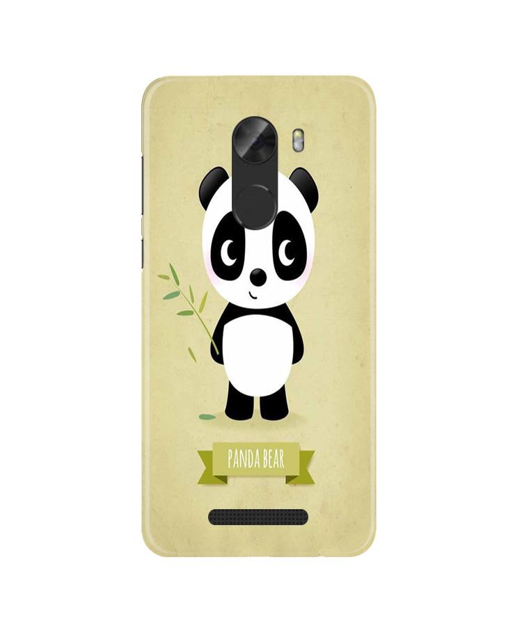 Panda Bear Mobile Back Case for Gionee A1 Lite (Design - 317)
