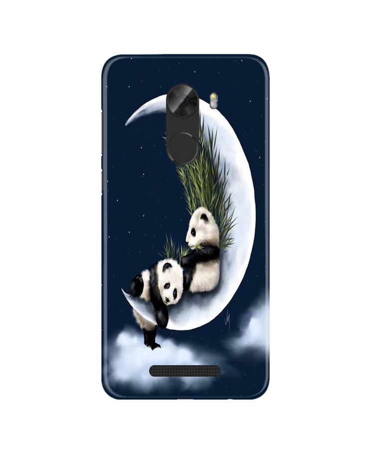 Panda Moon Mobile Back Case for Gionee A1 Lite (Design - 318)