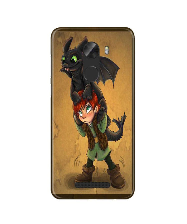 Dragon Mobile Back Case for Gionee A1 Lite (Design - 336)