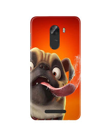 Dog Mobile Back Case for Gionee A1 Lite (Design - 343)