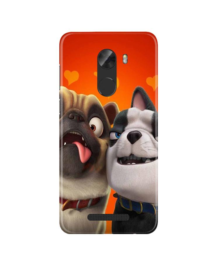 Dog Puppy Mobile Back Case for Gionee A1 Lite (Design - 350)