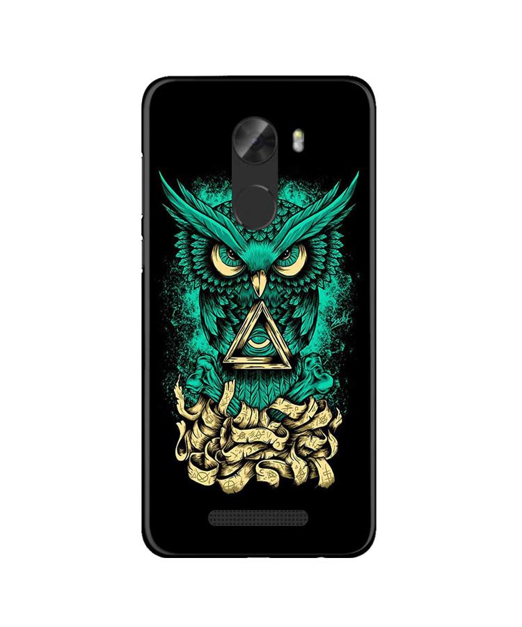 Owl Mobile Back Case for Gionee A1 Lite (Design - 358)