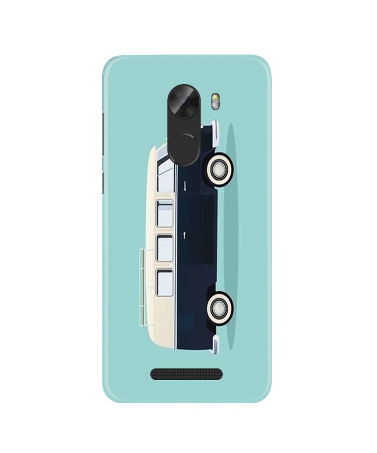 Travel Bus Mobile Back Case for Gionee A1 Lite (Design - 379)