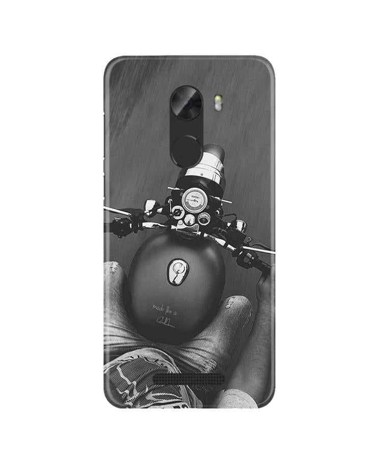 Royal Enfield Mobile Back Case for Gionee A1 Lite (Design - 382)