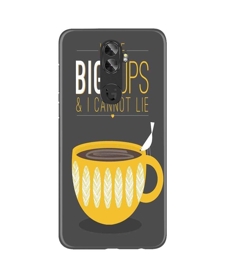 Big Cups Coffee Mobile Back Case for Gionee A1 Plus (Design - 352)