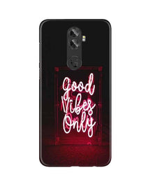 Good Vibes Only Mobile Back Case for Gionee A1 Plus (Design - 354)