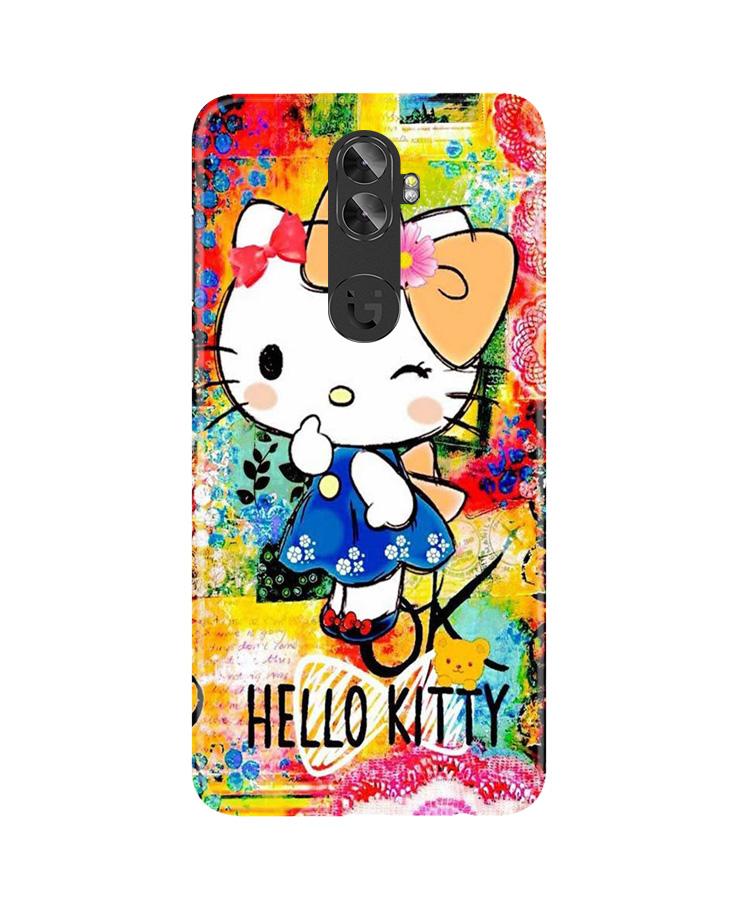 Hello Kitty Mobile Back Case for Gionee A1 Plus (Design - 362)