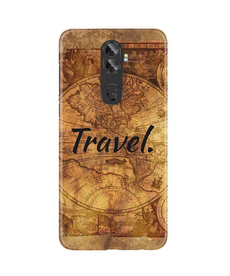Travel Mobile Back Case for Gionee A1 Plus (Design - 375)