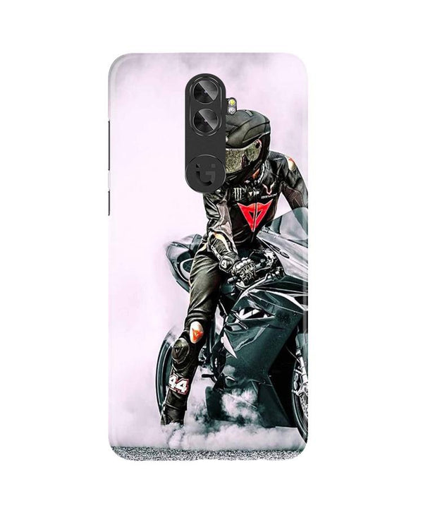 Biker Mobile Back Case for Gionee A1 Plus (Design - 383)