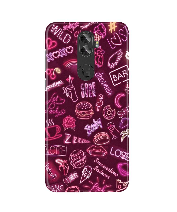 Party Theme Mobile Back Case for Gionee A1 Plus (Design - 392)