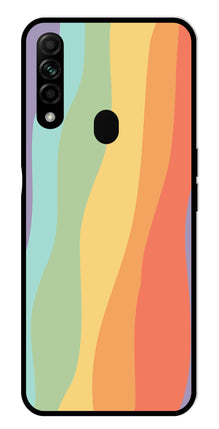 Muted Rainbow Metal Mobile Case for Oppo A31