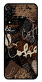 Coffee Pattern Metal Mobile Case for Oppo A31   (Design No -37)