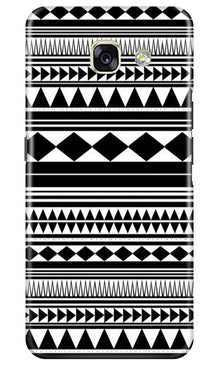 Black white Pattern Mobile Back Case for Samsung A5 2017 (Design - 5)