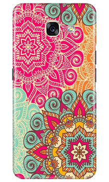 Rangoli art Mobile Back Case for Samsung A5 2017 (Design - 6)