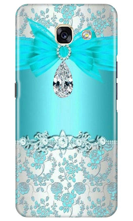 Shinny Blue Background Case for Samsung A5 2017