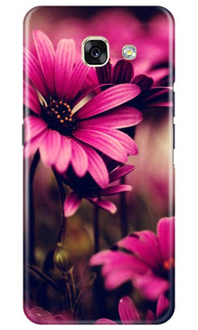 Purple Daisy Mobile Back Case for Samsung A5 2017 (Design - 65)