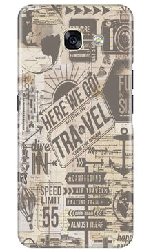 Travel Mobile Back Case for Samsung A5 2017  (Design - 104)