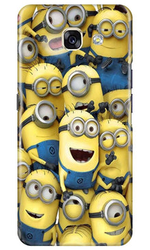 Minions Mobile Back Case for Samsung A5 2017  (Design - 127)