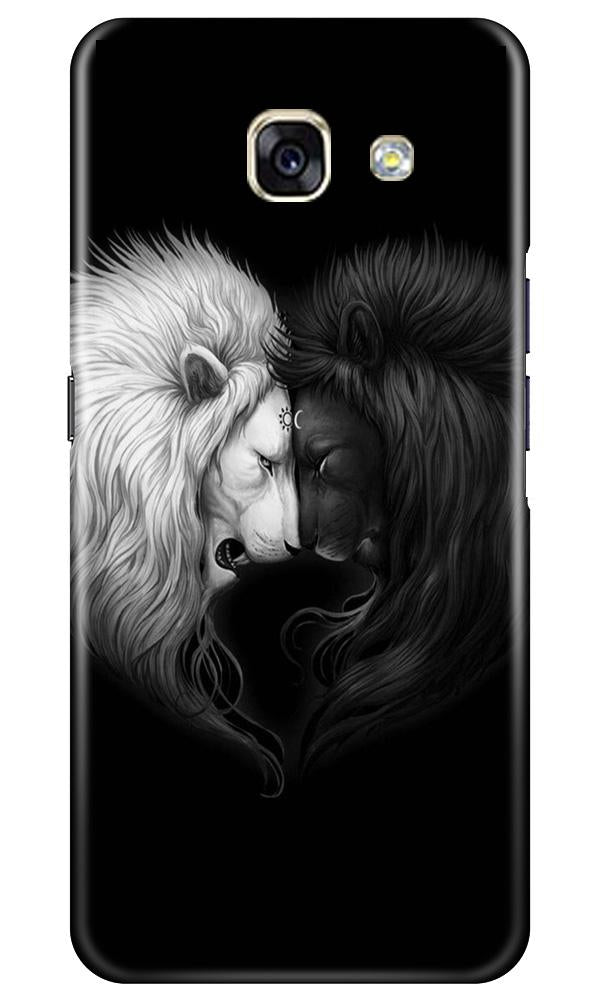 Dark White Lion Case for Samsung A5 2017  (Design - 140)