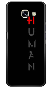Human Mobile Back Case for Samsung A5 2017  (Design - 141)