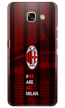 AC Milan Mobile Back Case for Samsung A5 2017  (Design - 155)