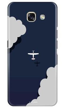 Clouds Plane Mobile Back Case for Samsung A5 2017 (Design - 196)