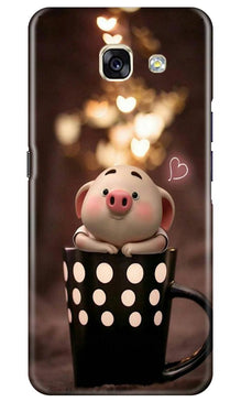 Cute Bunny Mobile Back Case for Samsung A5 2017 (Design - 213)