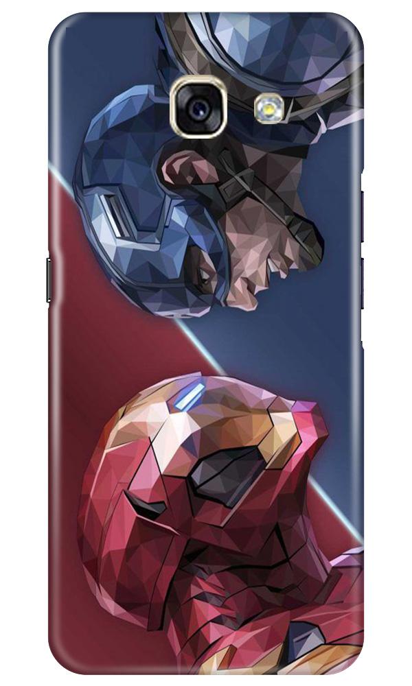 Ironman Captain America Case for Samsung A5 2017 (Design No. 245)