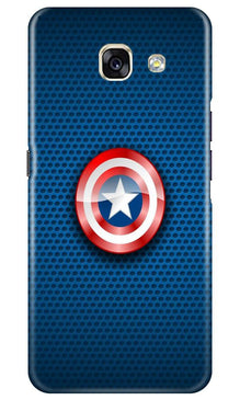 Captain America Shield Mobile Back Case for Samsung A5 2017 (Design - 253)