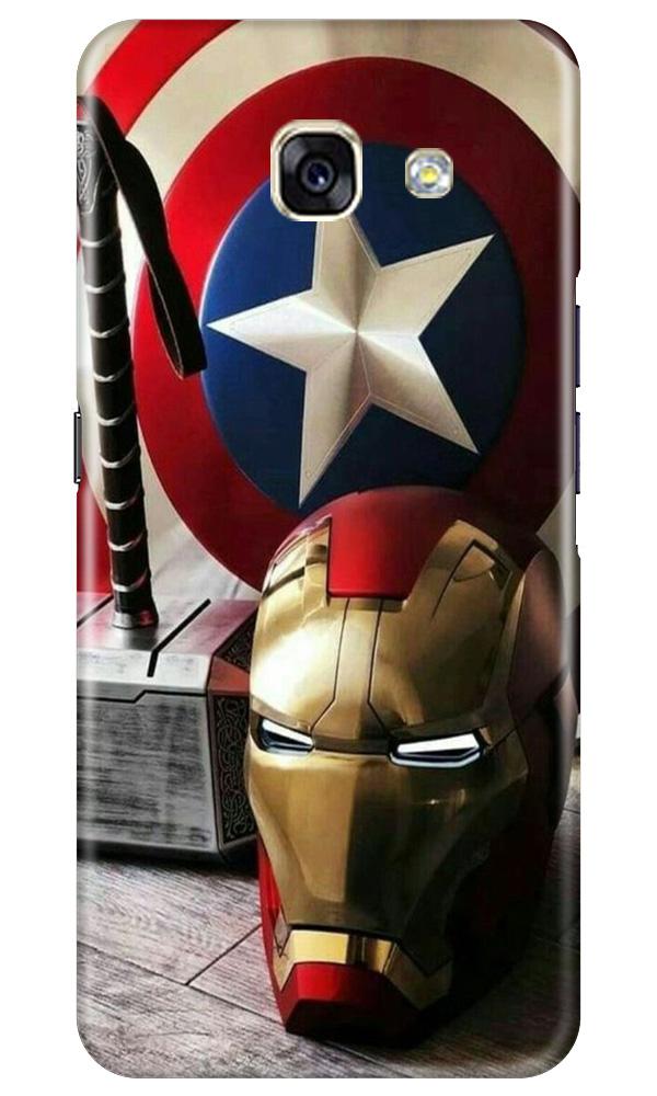 Ironman Captain America Case for Samsung A5 2017 (Design No. 254)