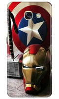 Ironman Captain America Case for Samsung A5 2017 (Design No. 254)