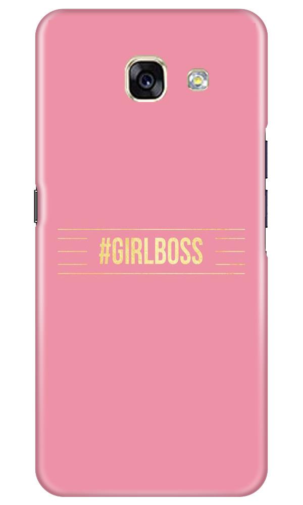 Girl Boss Pink Case for Samsung A5 2017 (Design No. 263)