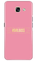 Girl Boss Pink Case for Samsung A5 2017 (Design No. 263)